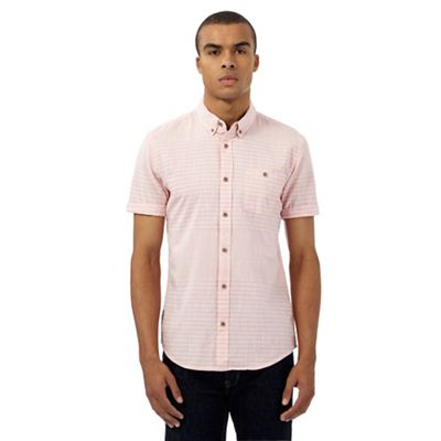 Red Herring Pink striped print shirt